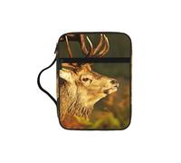 EdWal Trousse de toilette avec poignée robuste pour ranger vos livres, etc. Motif cerf