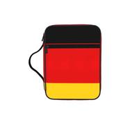 EdWal Trousse de toilette avec poignée robuste pour ranger vos livres, etc. Motif drapeau allemand