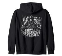 Edward Barbe Noire enseigne à Un Capitaine Pirate Legend Skull Sweat à Capuche