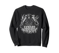 Edward Barbe Noire enseigne à Un Capitaine Pirate Legend Skull Sweatshirt