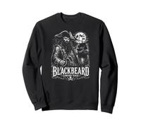 Edward Barbe Noire enseigne la Revanche de la Reine Anne à l'ombre de la Lune Sweatshirt