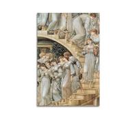 Edward Burne Jones Poster classique sur toile et décoration murale moderne pour chambre à coucher - 20 x 30 cm