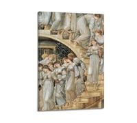 Edward Burne Jones Poster classique sur toile et décoration murale moderne pour chambre à coucher 60 x 90 cm