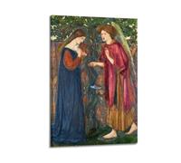 Edward Burne JonesThe_Annunciation Poster mural sur toile pour salon 60 x 90 cm