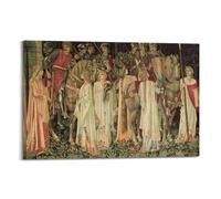 Edward Coley Burne Jones - Impression sur toile - Décoration murale d'intérieur moderne - 50 x 75 cm