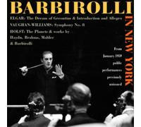 Edward Elgar John Barbirolli in New York (CD) Album
