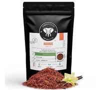 Edward Fields Tea ® - Rooibos biologique en vrac avec Vanille. Infusion Rooibos relax récolté à la main avec des ingrédients naturels et écologiques, 100 grammes, Afrique du Sud.