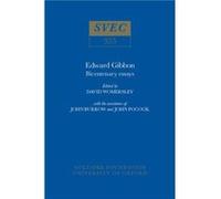 Edward Gibbon David Womersley, J.G.A. Pocock, J.W. Burrow (Auteur)