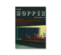 Edward Hooper Museum Poster Exposition Abstrait Imprimer Moderne Mur Art Art Toile Peinture Bureau Salon Nordic Home Decor (Color : A, Size : 30x40cm No Frame)