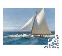 Edward Hopper Peinture à l'huile Puzzles 1000 Pièces, Art Puzzle 3D Bricolage Moderne Art Mural Cadeau Unique Home Decor, Peintures De Renommée Mondiale Puzzle