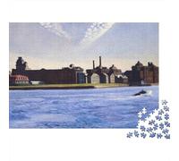 Edward Hopper Puzzle Impossible 1000 Pièces, Puzzles Art Adolescents Adulte, Casse-tête Tableaux célèbres du Monde, Puzzle en Bois Museums Jouet Kit Cadeau De Vacances