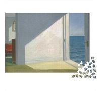 Edward Hopper Puzzle Impossible 1000 Pièces, Puzzles Peinture Adolescents Adulte, Casse-tête Art, Puzzle en Bois Tableaux célèbres du Monde Jouet Kit Cadeau De Vacances