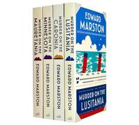 Edward Marston Ocean Liner Mysteries Collection 4 Books Set (Murder on the Lusitania, Murder on the Mauretania, Murder on the Minnesota, Murder on the Caronia)