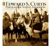 Edward S. Curtis Portraits of Native Americans | Calendrier mural mensuel carré 2026 30,5 x 61 cm (suspendu) | Sans plastique | BrownTrout | Photographie USA Amérique