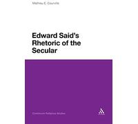 Edward Said's Rhetoric Of The Secular
