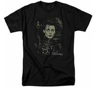 Edward Scissorhands Edward T Shirt Mens 80s Movie Tee Black Black