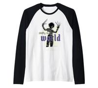 Edward Scissorhands Shaping The World Halloween Manche Raglan