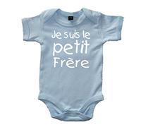 Edward Sinclair Je suis Le Petit FRÈRE' 47-62 Bleu Ciel Body bébé
