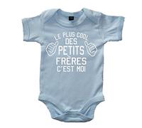 Edward Sinclair Le Plus Cool des Petits Freres Cest Moi' 68-80 Bleu Ciel Body bébé