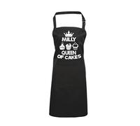 Edward Sinclair Tablier de cuisine personnalisé Reine des gâteaux, Noir , taille unique