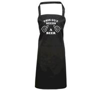 Edward Sinclair Tablier noir This Guy Needs A Beer - Taille unique