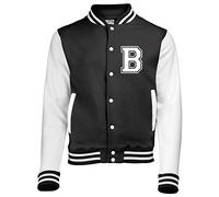 Edward Sinclair Veste personnalisable avec initiale sur le devant et nom dans le dos - noir - 9-11 ans