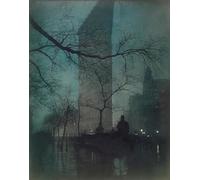 Edward Steichen The Flatiron 1904 Impression sur toile sur cadre en bois Décoration murale