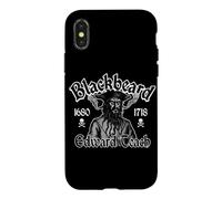 Edward Teach, Barbe Noire, Pirate notoire, 1680-1718 Coque pour iPhone X/XS