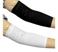EDWERD Arm PICC Line Lot de 4 protège-coudes respirants pour soins infirmiers, convient pour une circonférence de bras de 22,9 à 35,6 cm, blanc + noir