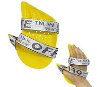 EDWERD Attelle de redressement de nuit pour les doigts - Pour arthrite, hémiplégie, spasme, récupération après un accident vasculaire cérébral - Jaune - Droite
