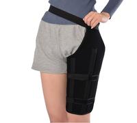 EDWERD Manchon de compression de la cuisse de l'attelle de hanche - Support de jambe réglable pour l'arthrite et le soulagement du nerf sciatique, 1 pièces (M)