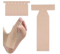 EDWERD Sangles en T pour orteils en gazon - Attelles adhésives en moleskine pour blessures au gros orteil, hallux limitus et oignons, attelle de redresseur de pied pour homme et femme (7)