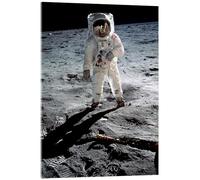 Edwin 'Buzz' Aldrin on the moon,Apollo 11 Tableau en verre acrylique