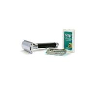 EDWIN JAGGER - DE86BL - RASOIR SECURITE - IMITATION IVOIRE - DOUBLE TRANCHANT - PACK DE 5 LAMES