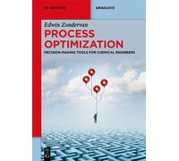 Edwin Zondervan Process Optimization (Poche) De Gruyter Textbook
