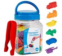 edx education Compteurs de transport - Mini Jar - Apprendre Comptage, Couleurs, Tri et séquençage - Mathématiques