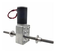 EDXFICDQ 5840-31ZY M8 180mm Arbre Double fileté 12-470 TR/Min réversible Vitesse réglable Auto-Verrouillage 12V 24V DC motoréducteur à vis sans Fin(160RPM_24V)