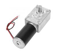 EDXFICDQ A58SW31ZY DC 12V 24V motoréducteur à vis sans Fin 7-470 TR/Min Moteur à Arbre D élevé Arbre de 8mm Porte de Table rotative Auto-Verrouillage 70kg.cm 6,5a(27RPM,12V)