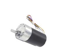 EDXFICDQ Boîte de Vitesses puissante de 37mm de diamètre, Moteur à Engrenages sans balais, Longue durée de Vie, DC12V 24V, Silencieux, PWM, Vitesse réglable, JGB37-3650(5-Wire PWM,1270RPM_24V)