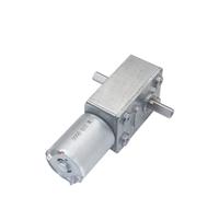EDXFICDQ Moteur à Double Arbre à engrenage à vis sans Fin, 12V DC, 6V, réducteur d'arbre à Double Sortie, 24V DC, réduction inversée, Auto-Verrouillage, JGY370(40RPM_6V)