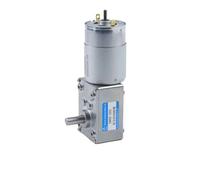 EDXFICDQ Moteur à engrenage à vis sans Fin 12V 25W 24V 30W DC, Arbre Unique 5840-555, Basse Vitesse réglable, Moteur CW CCW(258RPM,24VMotor and Bracket)