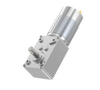 EDXFICDQ Moteur à engrenage à vis sans Fin 5840 - 555 DC 12V 24V, 11-470 TR/Min, Moteur à Arbre D élevé, Arbre de 7mm, Table rotative, Porte autobloquante, 100kg.cm, 2,6a(40RPM,24V)