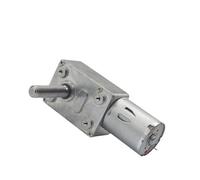 EDXFICDQ Moteur à engrenage à vis sans Fin, Arbre fileté JGY-370 M8 Longueur 33mm, réducteur de Vitesse 6V 12V 24V DC 6 TR/Min à 210 TR/Min, contrôleur PWM Avant et arrière(67RPM_6V)