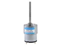 EDXFICDQ Moteur à Engrenages 12V 3.6W 24V 5W DC, vis filetée M6, Arbre Long 50MM JGB37-520, Basse Vitesse 37MM, Vitesse réglable, Moteur CW CCW(36rpm,24Vmotor and Bracket)