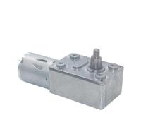 EDXFICDQ Moteur à Engrenages à vis sans Fin CC JGY370-4632 12 V 24 V Moteur Arbre de Sortie 8 mm Vis M5 Embout Plat Double Spécifique for hotte de cuisinière Autobloquant(40RPM,6V)