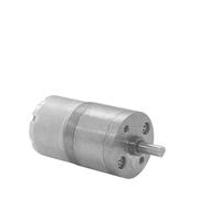 EDXFICDQ Moteur à Engrenages CC Réducteur de boîte de Vitesses Réversible JGA25-310 6V 12v Moteur Pièces intelligentes DIY 8-1800RPM(12V 21RPM,Motor and Bracket)