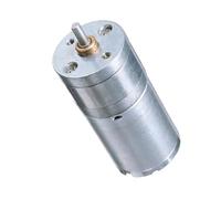 EDXFICDQ Moteur à Engrenages électrique JGA25-370 DC 6V 12V, Moteur à Engrenages électrique élevé 5/10/15/30/60/100/150/200/300/400/500/1000/1200 TR/Min(130rpm,24V)