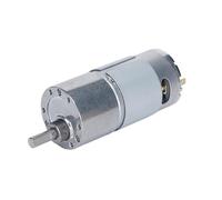 EDXFICDQ Moteur à Engrenages JGB37-545 DC 12V 24V, boîte de Vitesses Tout en métal, Moteur électrique 8/12/23/37/47/70/110/200/330/625/1000 TR/Min(110rpm,24V)