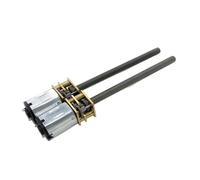 EDXFICDQ Moteur à Engrenages métalliques GA12-N20-M4 * 55 DC 3V 6V 12V, 1 pièce, avec réduction d'arbre fileté étendu, Moteurs à Courant continu 200 TR/Min, 300 TR/Min, 600 TR/Min(40_3V)