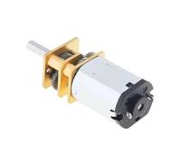 EDXFICDQ Moteur à Engrenages N20 DC 3/6/12V, boîte de Vitesses électrique avec Roue dentée, 15/30/50/60/100/200/300/500/600/1000/1500 TR/Min(60 RPM,6V)